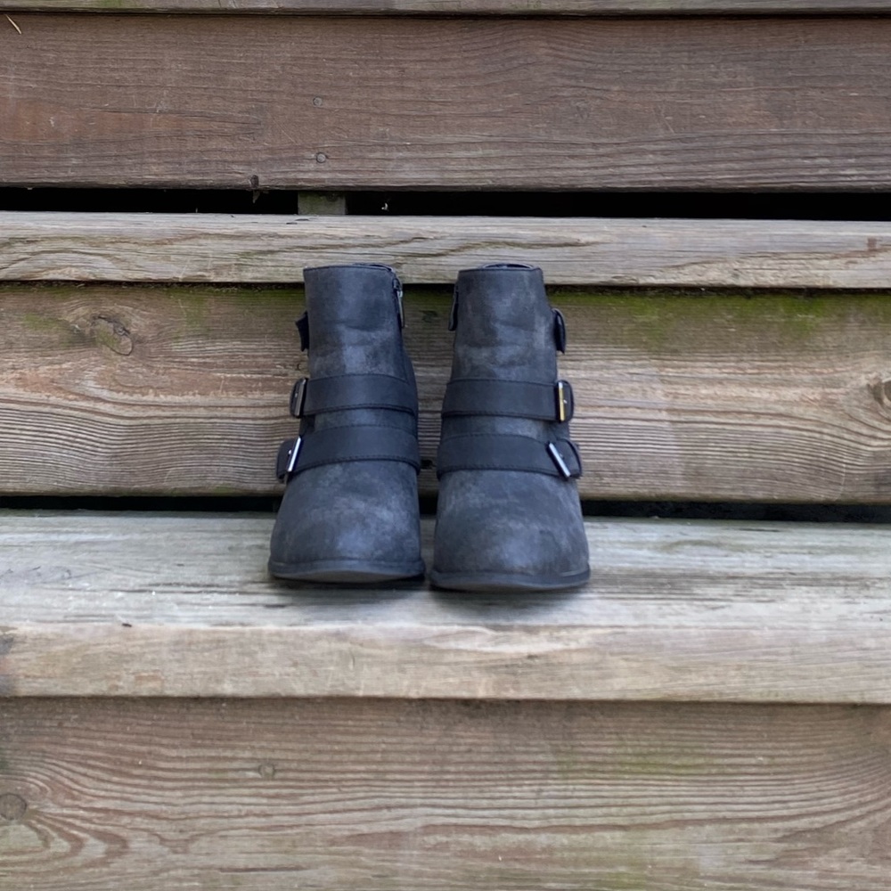 Gray Ankle Booties - Picture 4 of 4